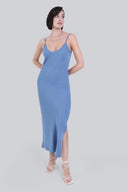 Sukienka Miss Gently Silver Blue