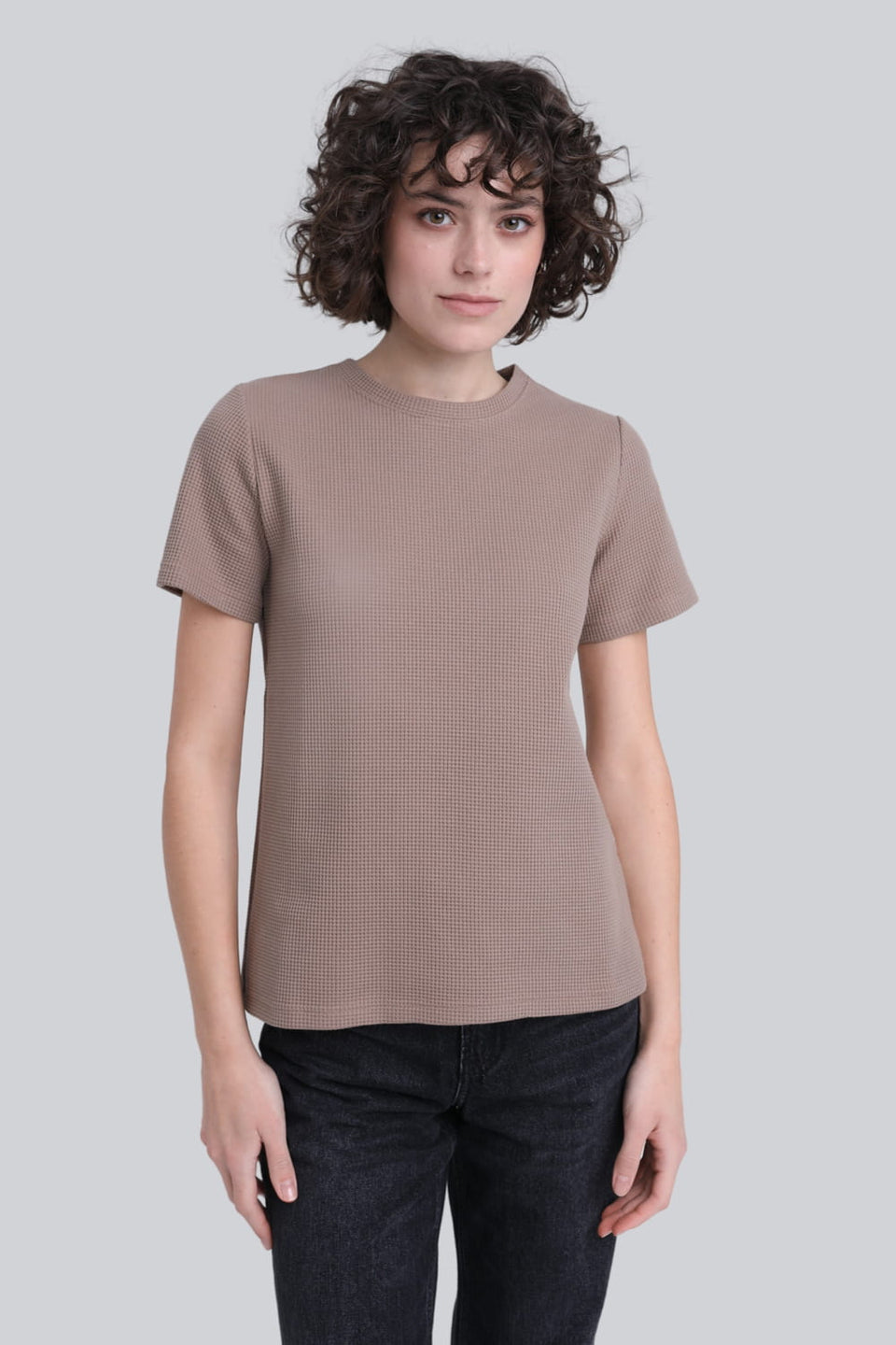 Miss Dapper Beige T-shirt