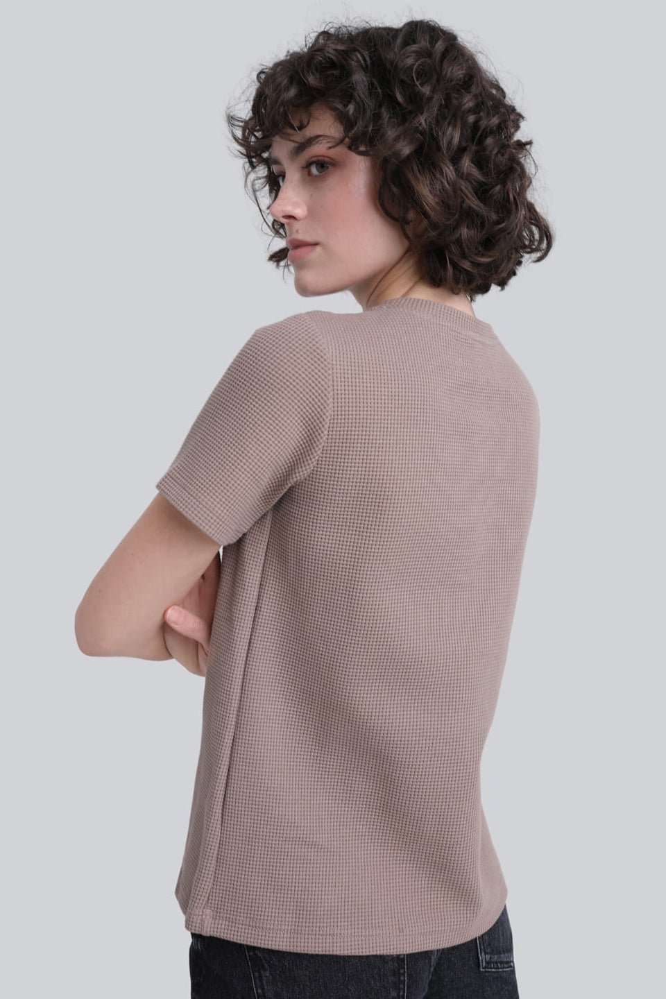 Miss Dapper Beige T-shirt