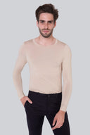 Longsleeve Mr Invisible C-neck Sand