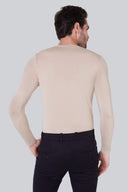 Longsleeve Mr Invisible C-neck Sand