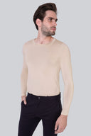 Longsleeve Mr Invisible C-neck Sand
