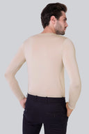 Longsleeve Mr Invisible V-neck Sand