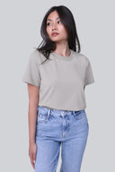 T-shirt Miss Mighty Silver Grey