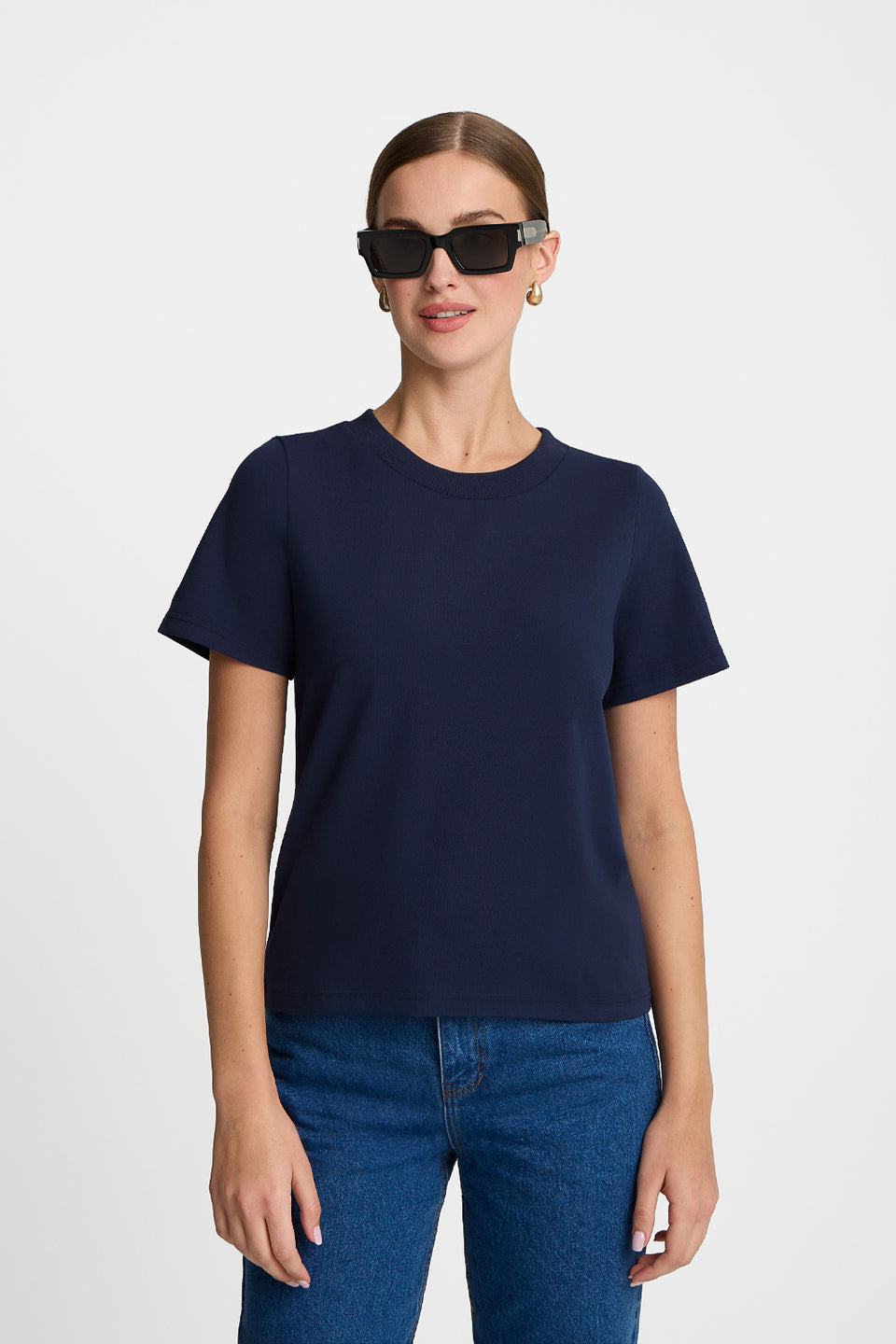 Miss Mighty Navy T-shirt