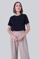 T-shirt Miss Mighty Navy