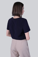 T-shirt Miss Mighty Navy