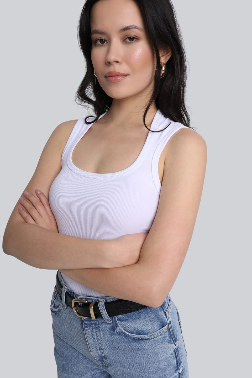 Top Miss Posh White