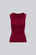 Top Miss Posh Wine Red