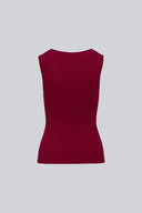 Top Miss Posh Wine Red