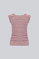 Top Miss Striped Red Stripes