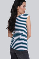 Top Miss Striped Dark Sea Stripes