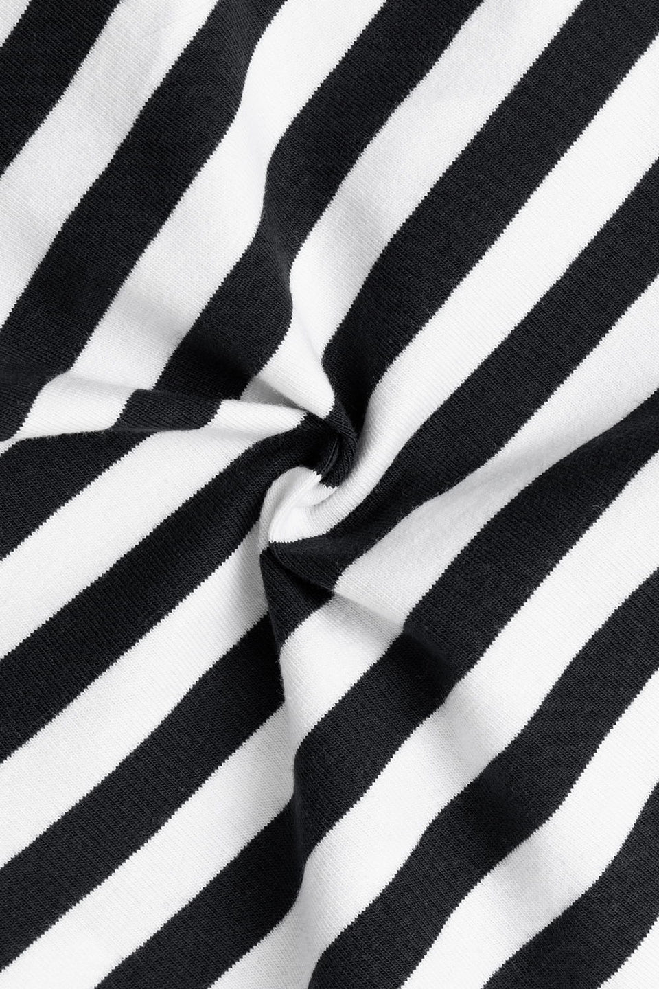 Top Miss Striped Black Stripes
