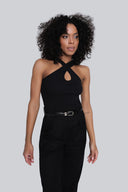 Top Miss Playful Black