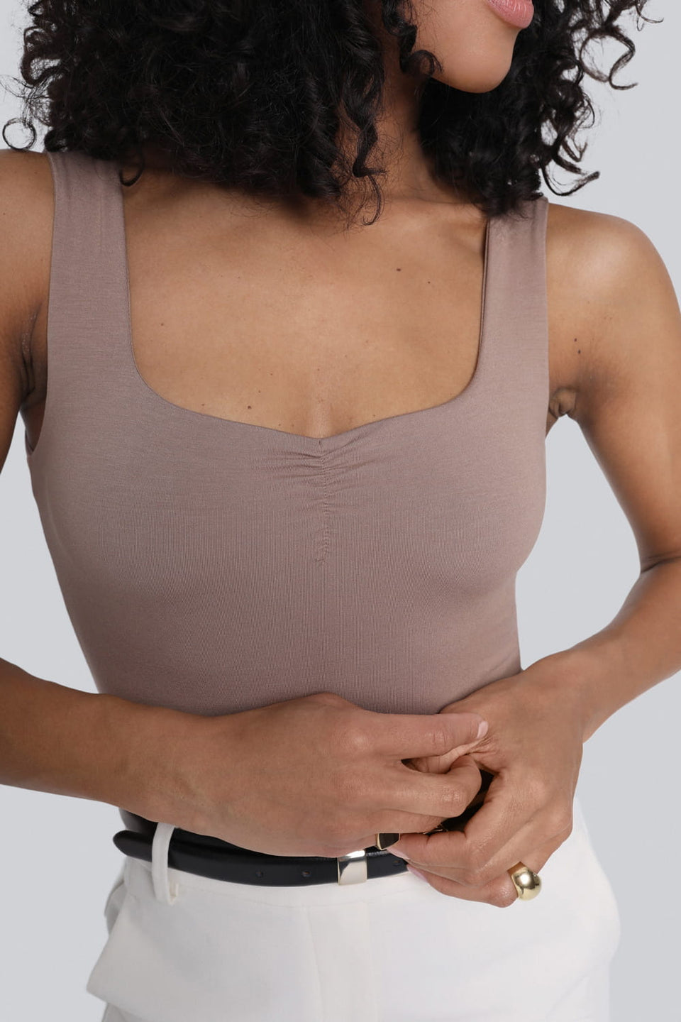 Miss Desire Light Mokka Bodysuit