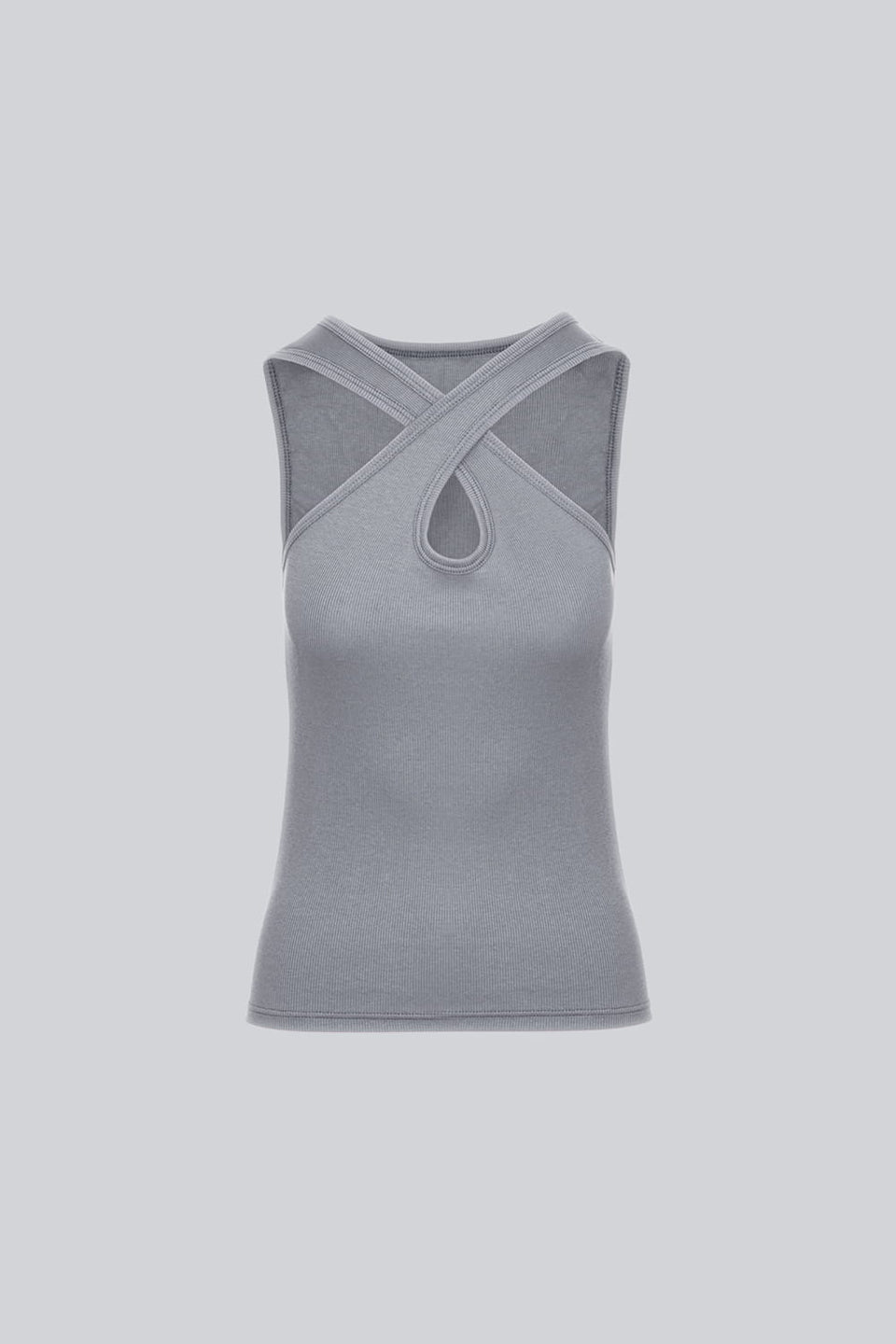 Top Miss Playful Melange Grey