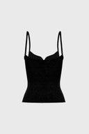 Top Miss Lovely Black