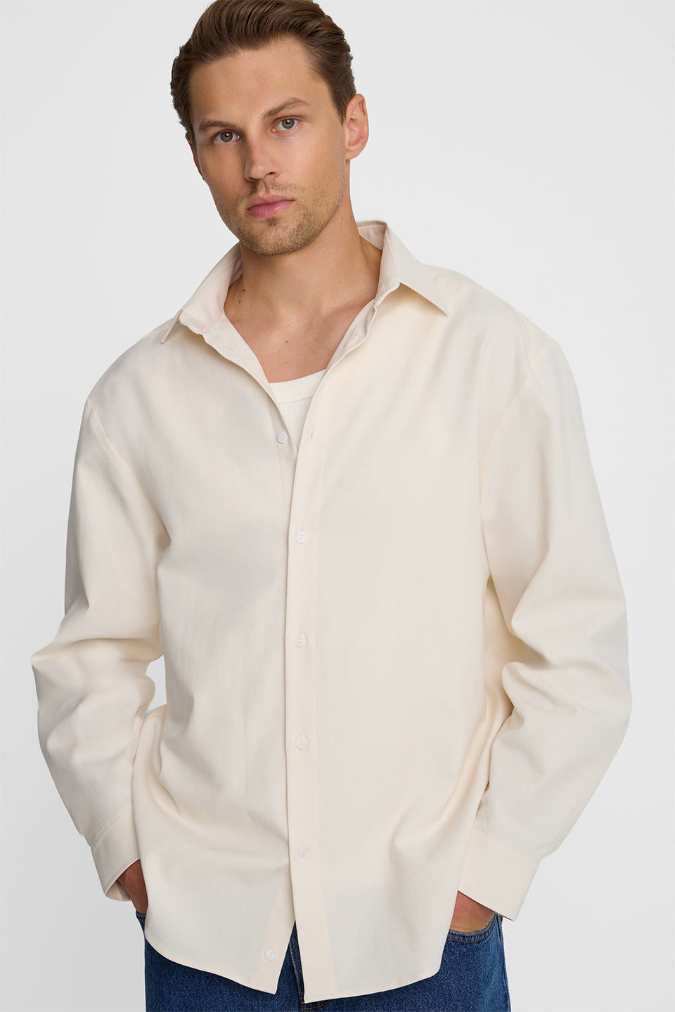 Mr Smoke Creme Shirt
