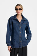 Koszula Miss West Dark Blue