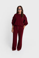 Bluza Folded Burgundy