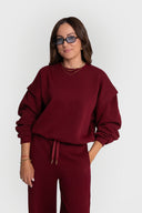 Bluza Folded Burgundy