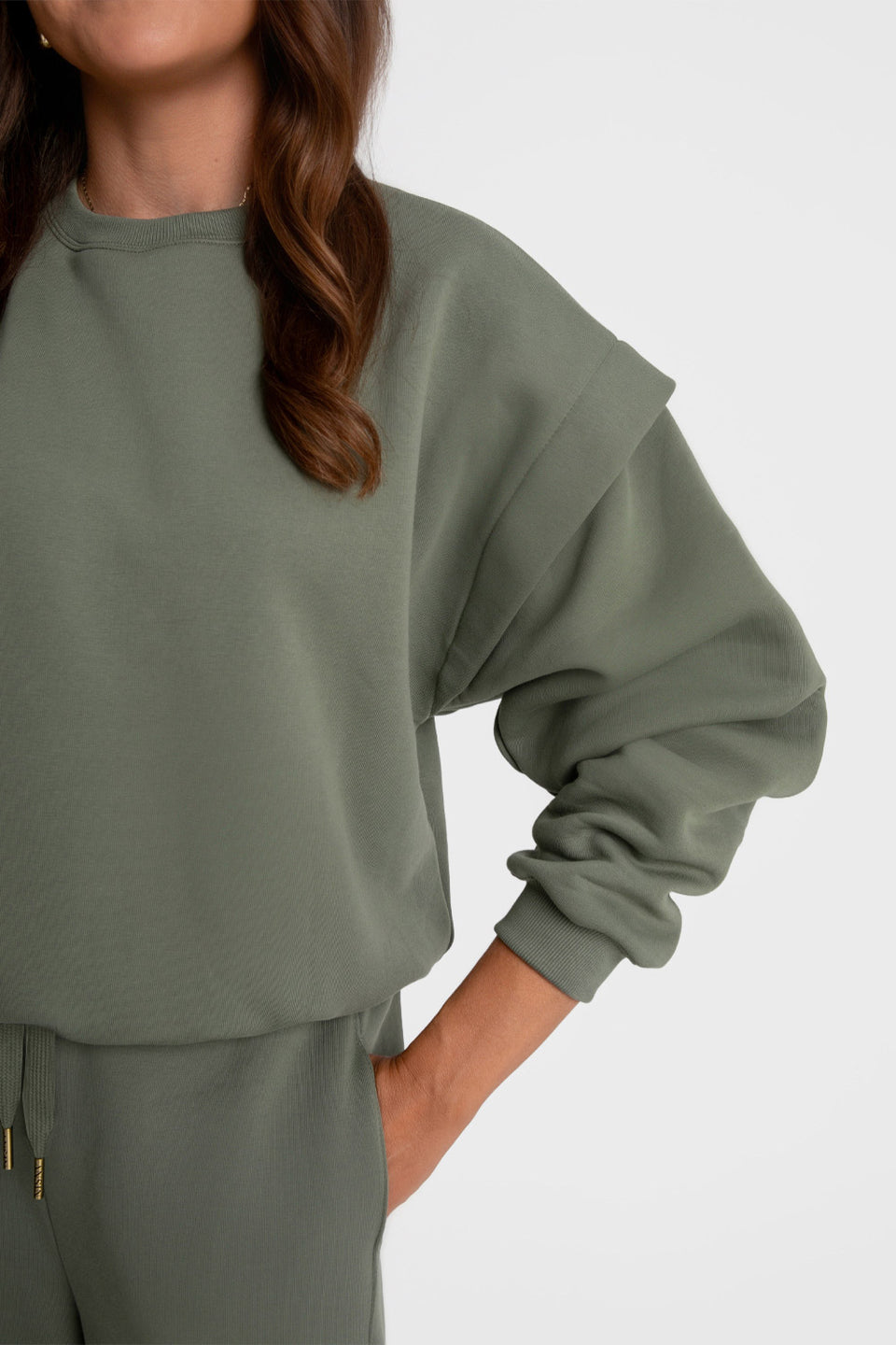 Bluza Folded Olive