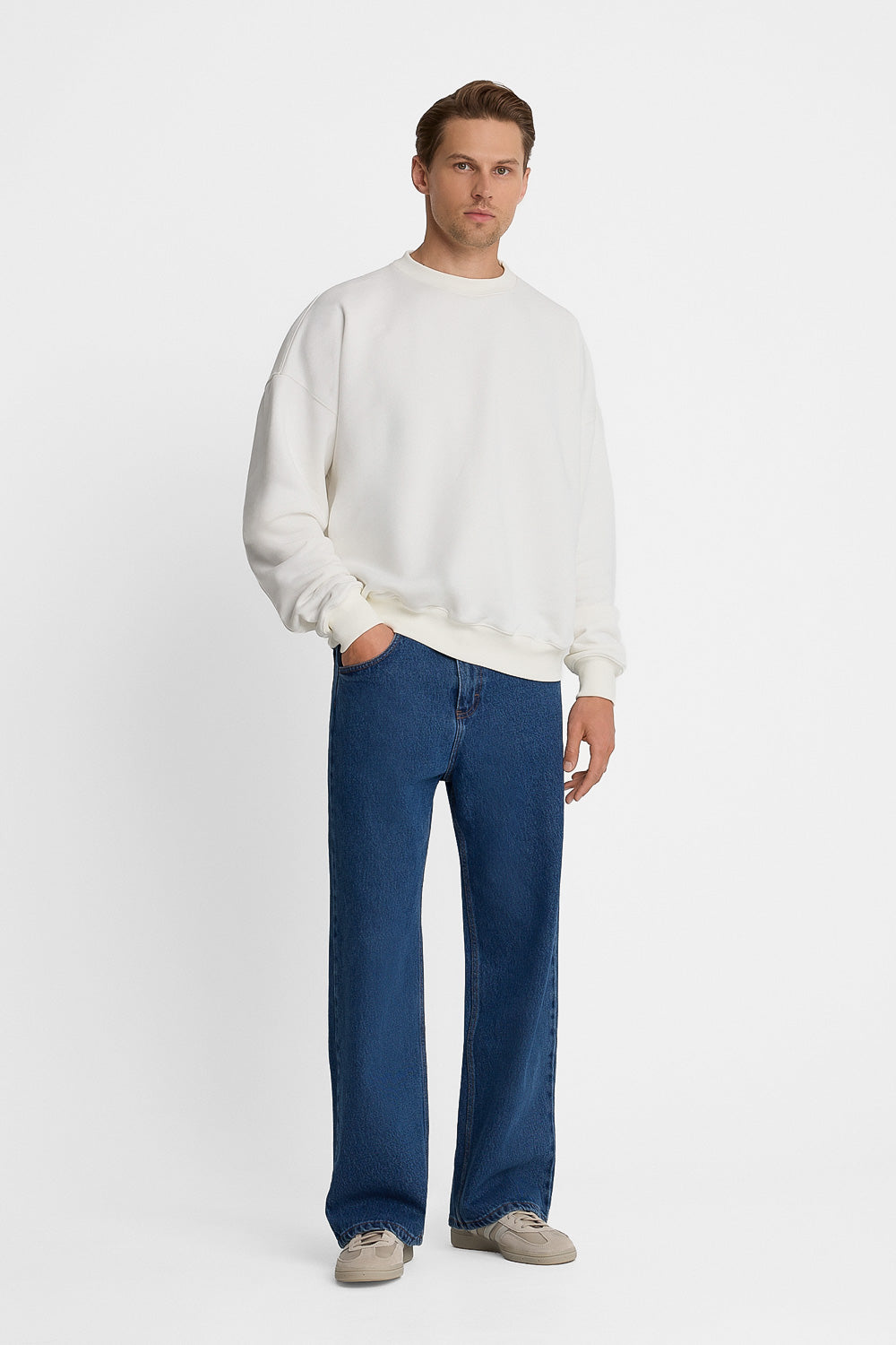 Mr Core Creme Sweatshirt