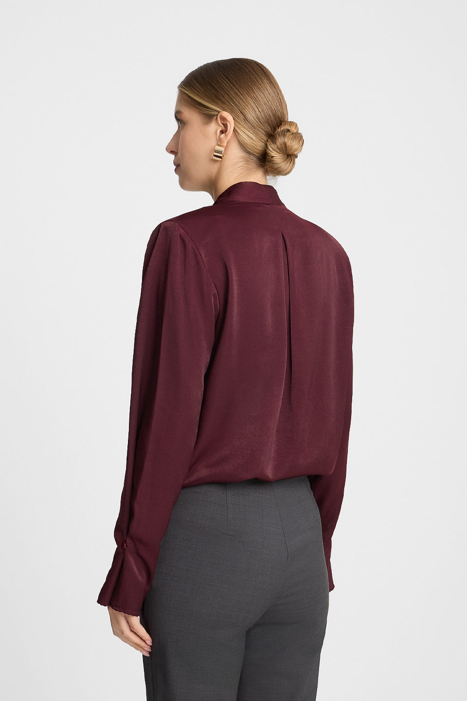 Miss Misty Burgundy Blouse