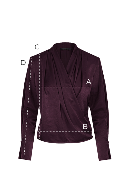 Bluzka Miss Misty Burgundy