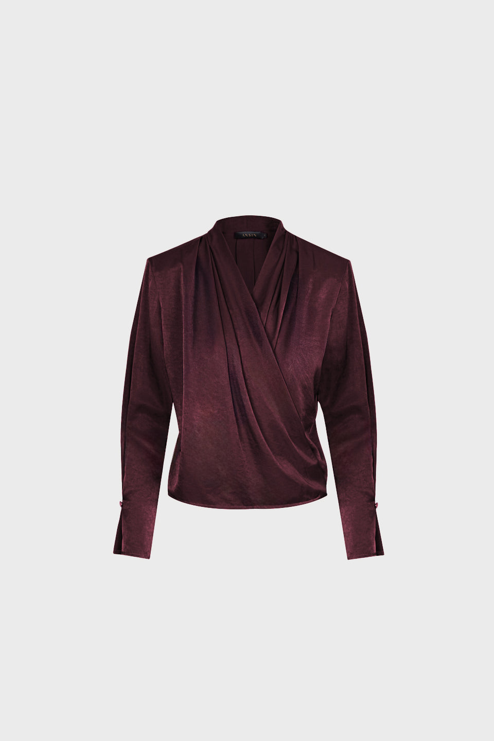Miss Misty Burgundy Blouse