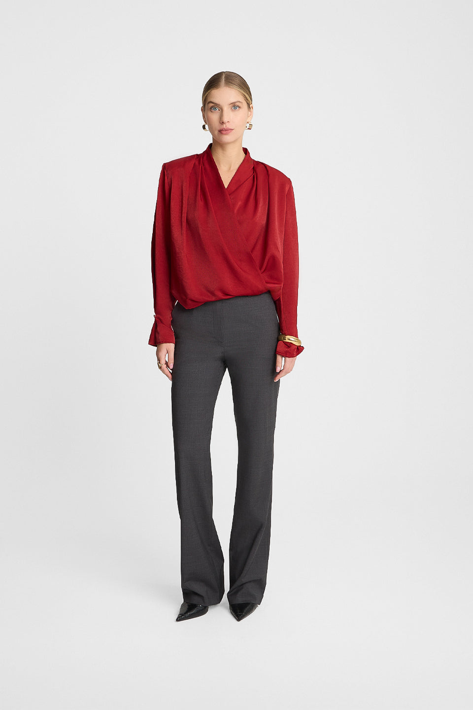 Miss Misty Red Blouse