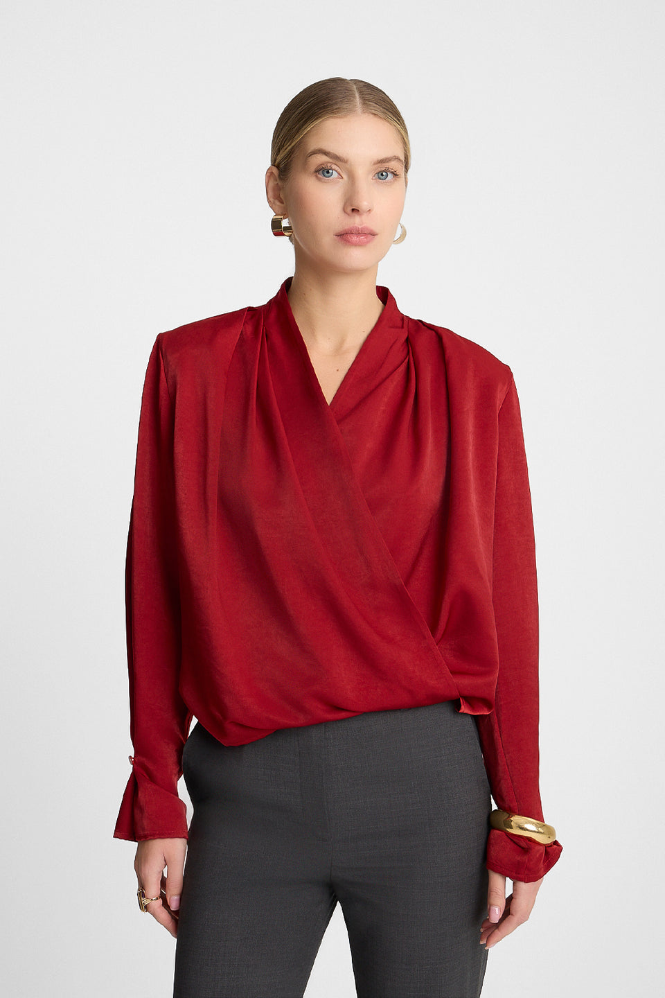 Miss Misty Red Blouse
