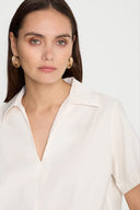 Bluzka Miss Modest Off White
