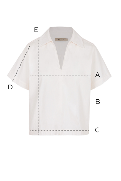 Bluzka Miss Modest Off White
