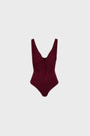 Miss Eida Burgundy Bodysuit