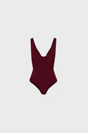 Miss Eida Burgundy Bodysuit