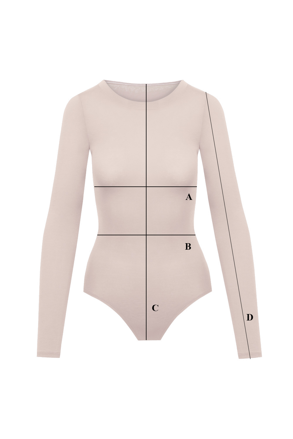Body Miss Invisible Longsleeve C-neck Sand