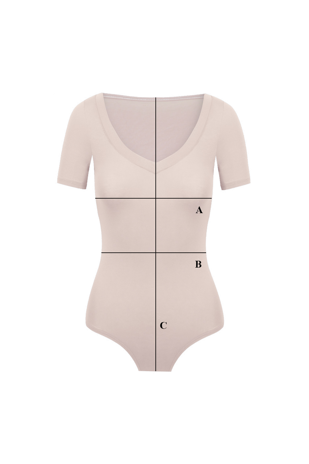 Body Miss Invisible Shortsleeve V-neck Black