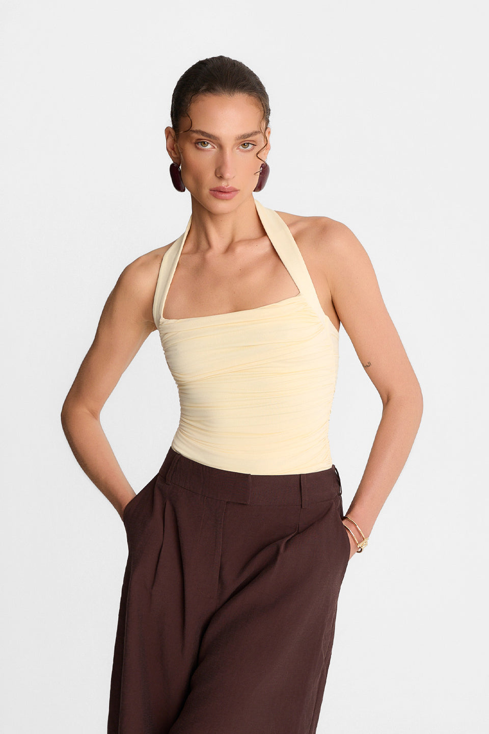 Miss Lisa Butter Yellow Bodysuit