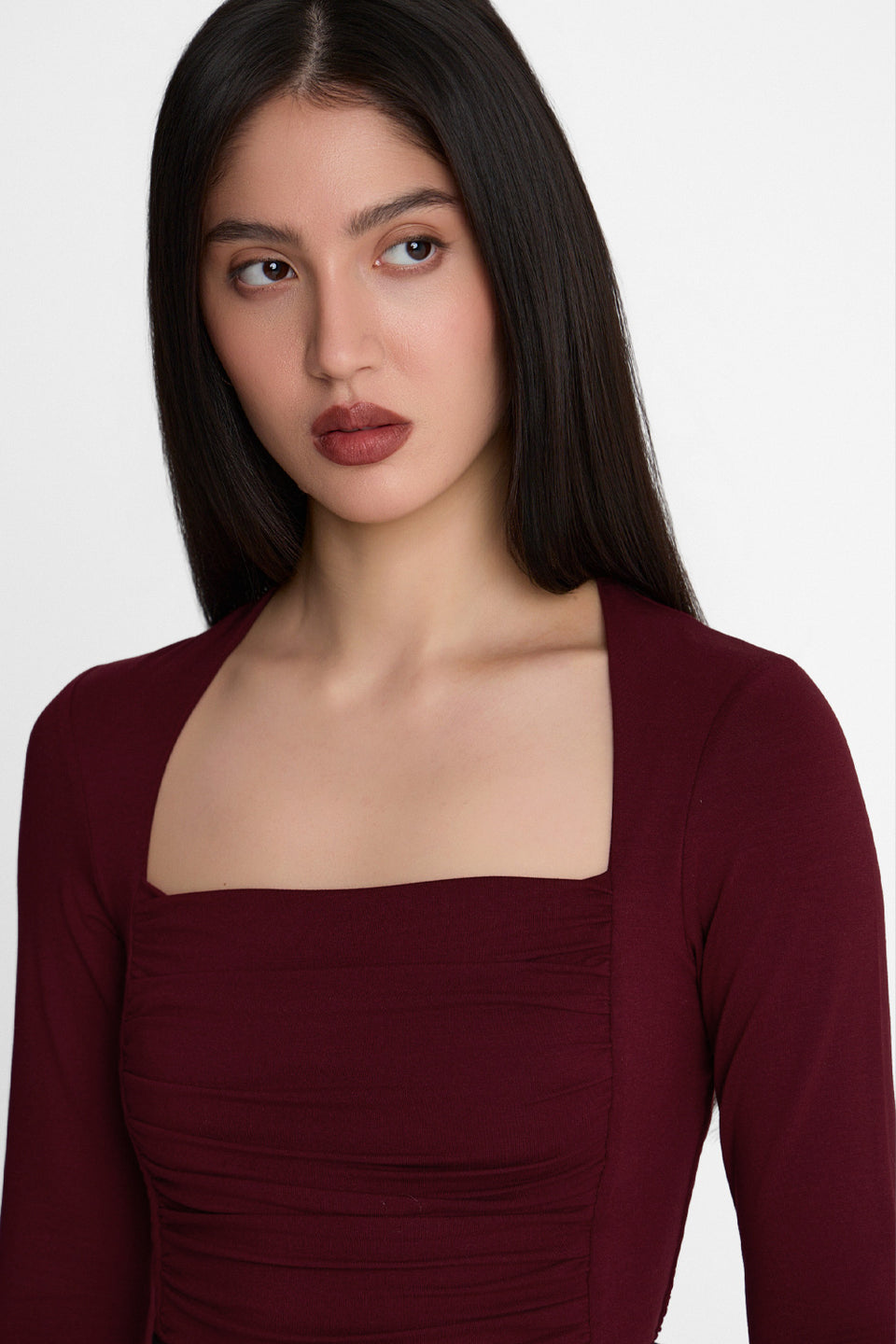 Miss Tide Burgundy Bodysuit