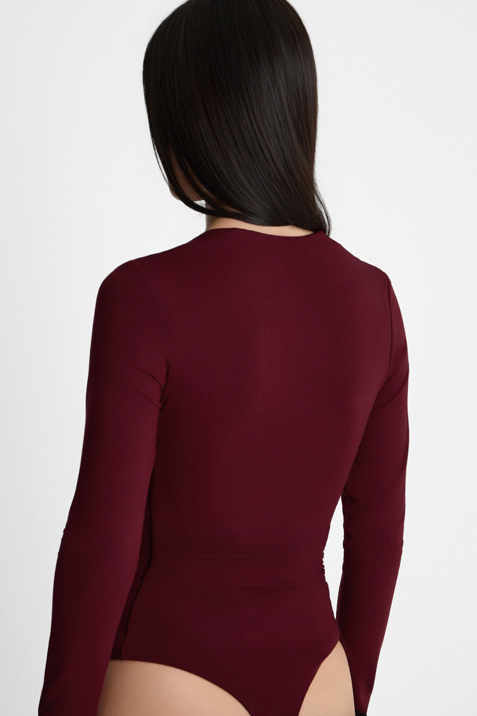 Miss Tide Burgundy Bodysuit