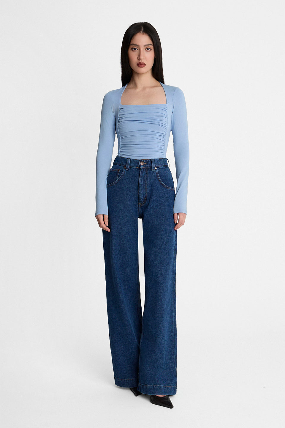 Miss Tide Light Blue Bodysuit