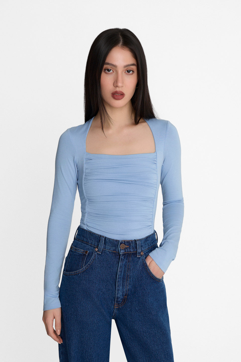 Miss Tide Light Blue Bodysuit