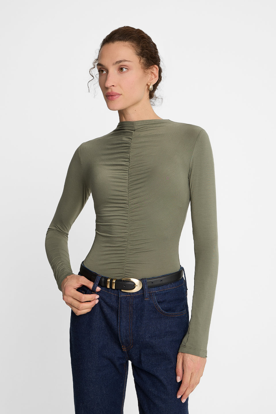 Body Miss Wrapped Olive