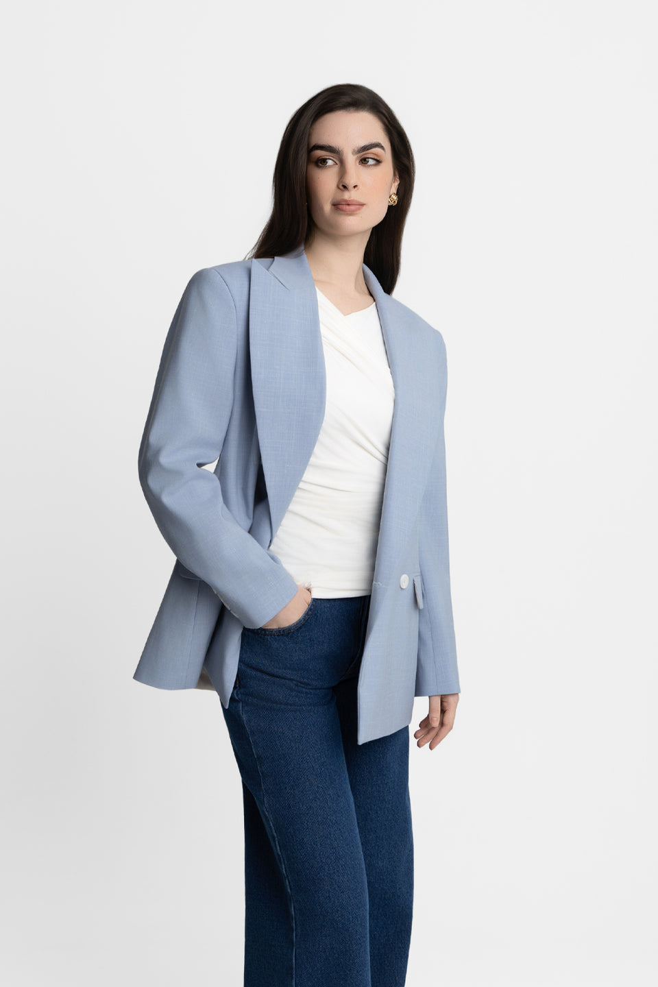 Miss Celestial Light Blue Blazer