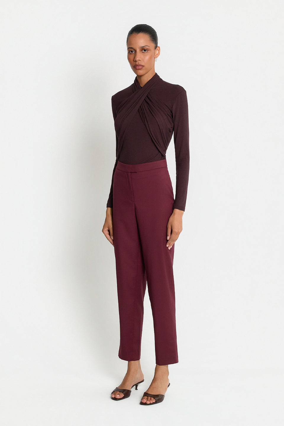 Miss Sharon Chocolate Turtleneck