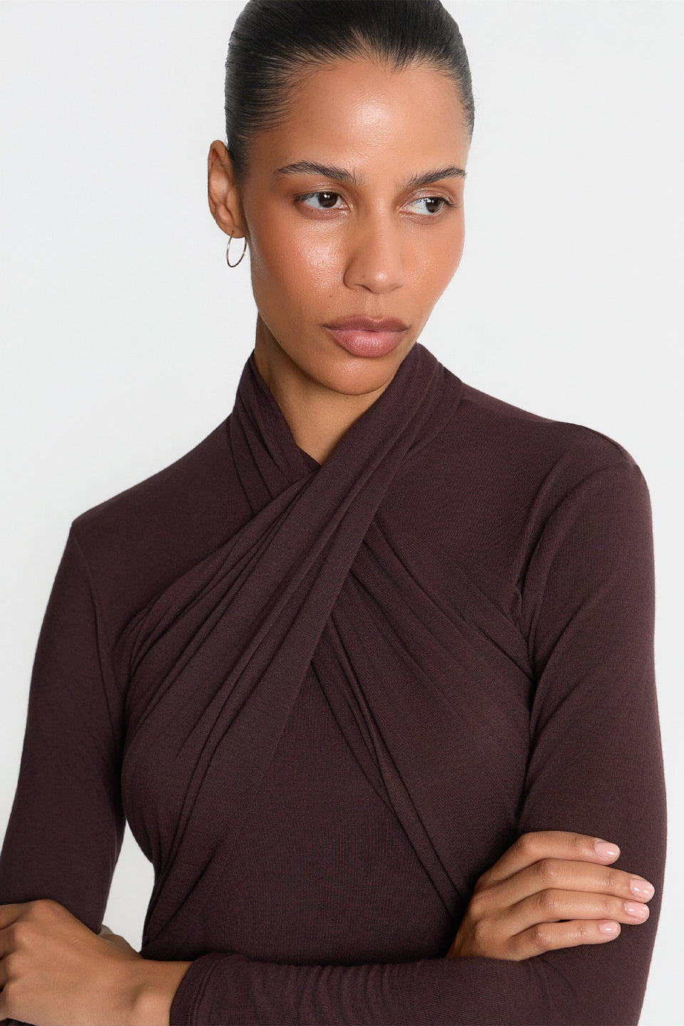 Miss Sharon Chocolate Turtleneck