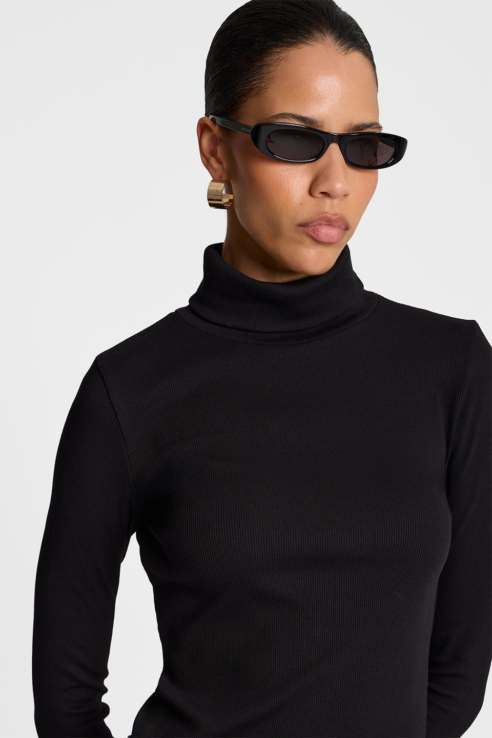Miss Daily Black polo shirt