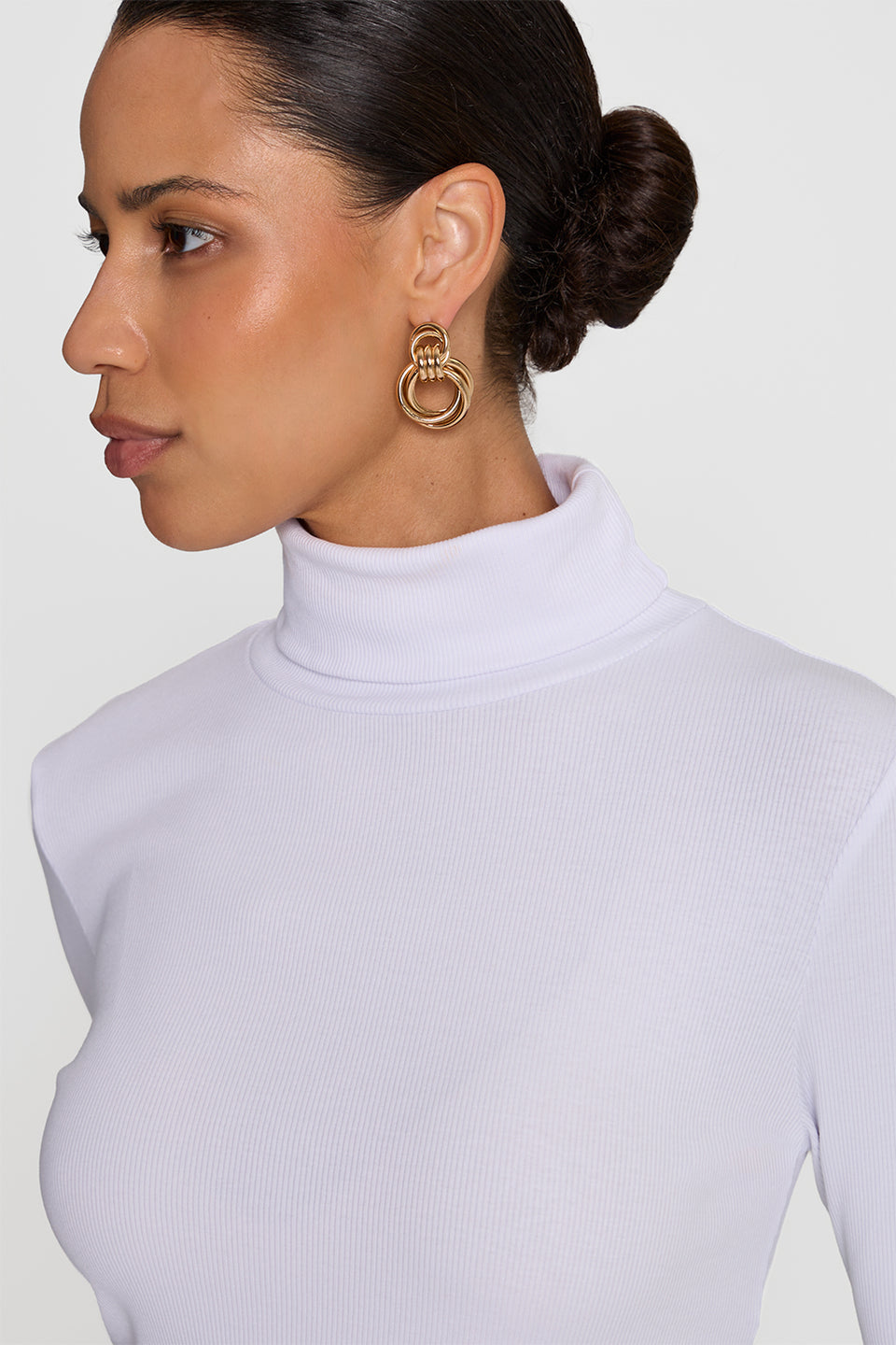 Miss Daily White polo shirt