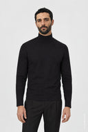 Mr Frame Black Turtleneck
